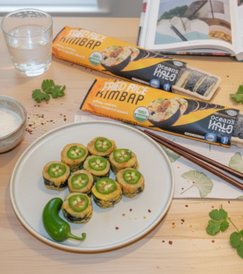 Organic frozen Kimbap fried rice